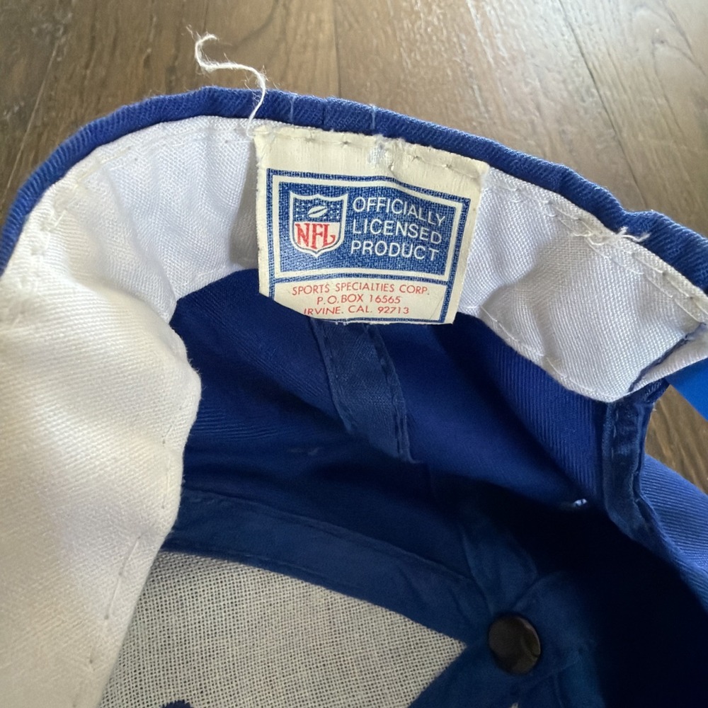 Vintage Youngan Annco Seattle Seahawks Hat Snapback Blue NFL - Picture 6 of 7